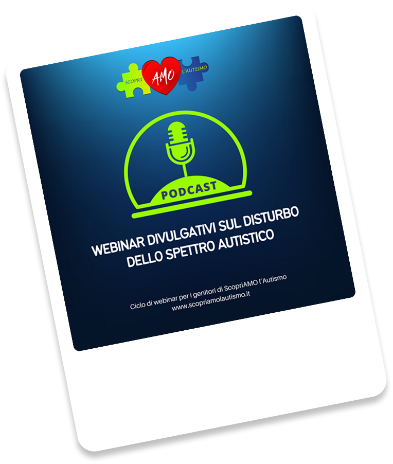 Locandina del webinar divulgativo sul disturbo dello spettro autistico